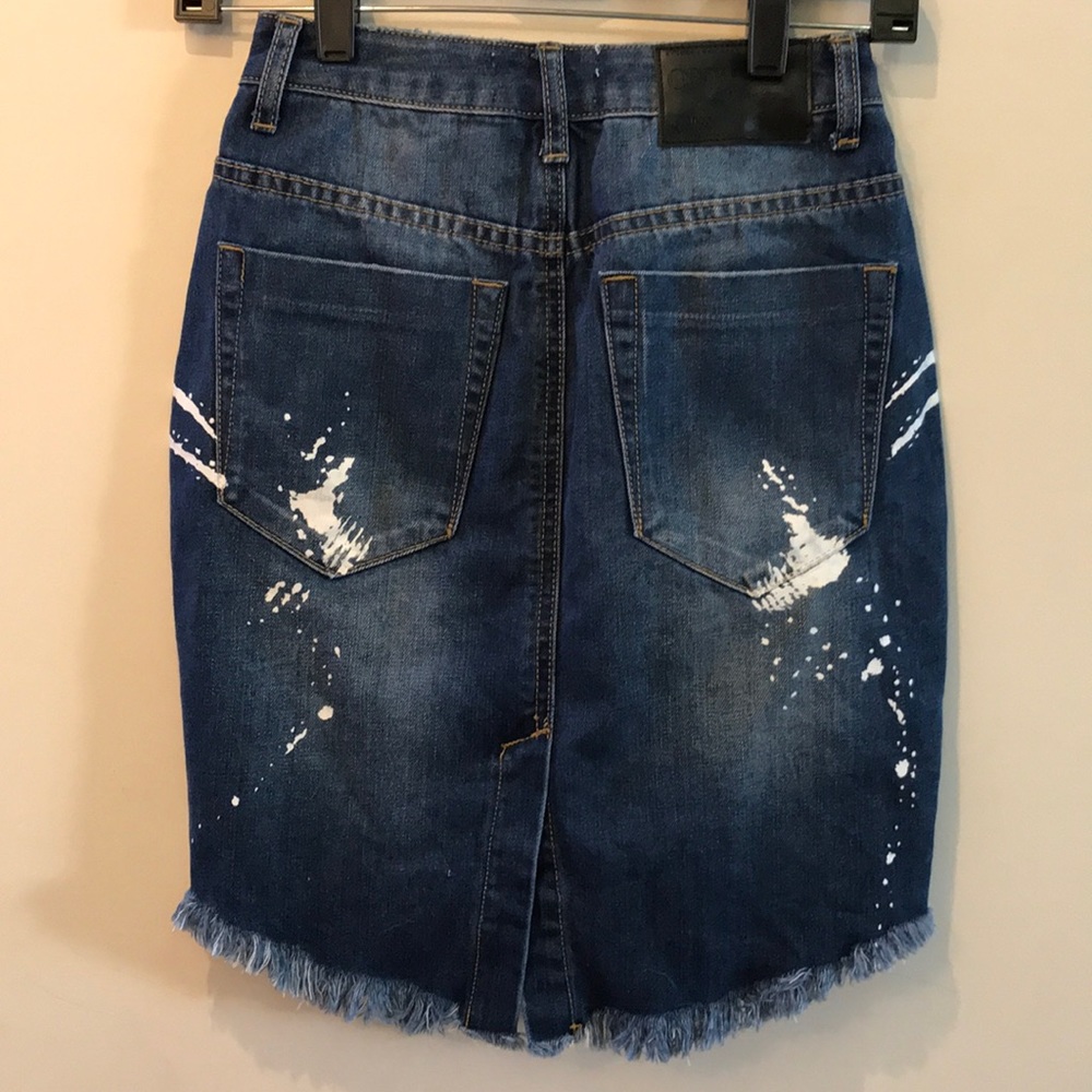 ONE TEASPOON X Nasty Gal 2020 Denim Skirt - Picture 6 of 8